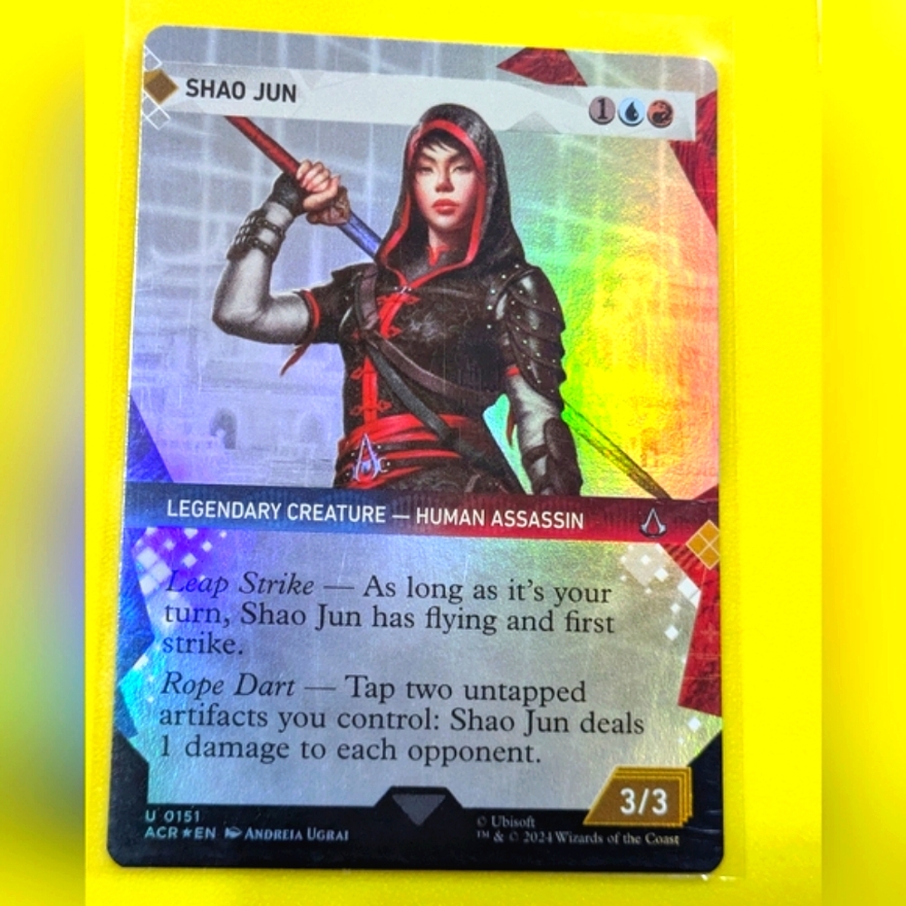 Magic The Gathering | Shao Jun Legendary FOIL TCG #151 | NM